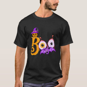 Camiseta Boo Halloween Pumpkin Carnaval de Halloween Festa