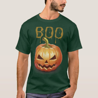 Camiseta boo halloween spiders ghosts pumpkin & witch hat