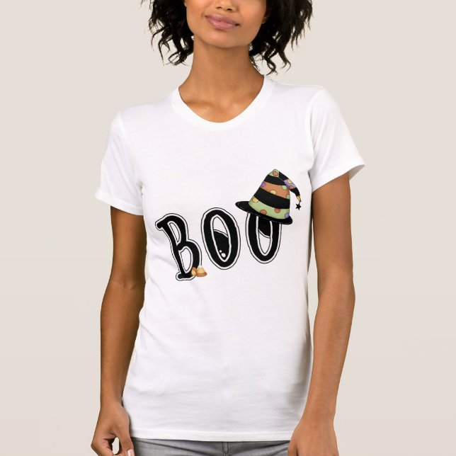 Camiseta Boo Halloween T-Shirt (Frente)