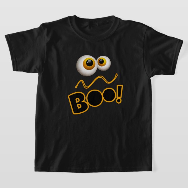Camiseta Boo Happy Halloween Costume T-Shirt (Postura )