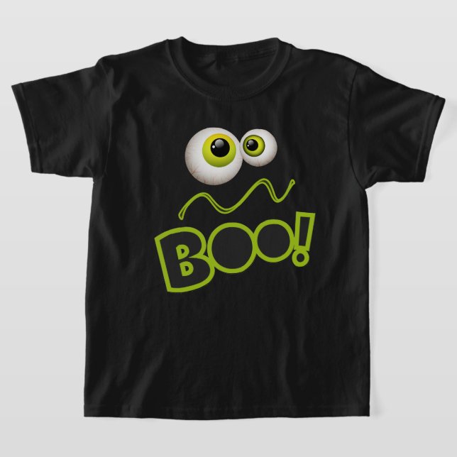 Camiseta Boo Happy Halloween Costume T-Shirt (Postura )