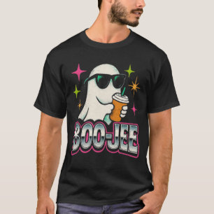 Camiseta Boo-jee Bootleg Retro Ghost Halloween Design
