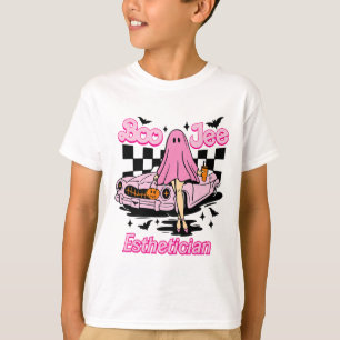 Camiseta Boo-jee Esthetician Spooky Season Halloween Engraç