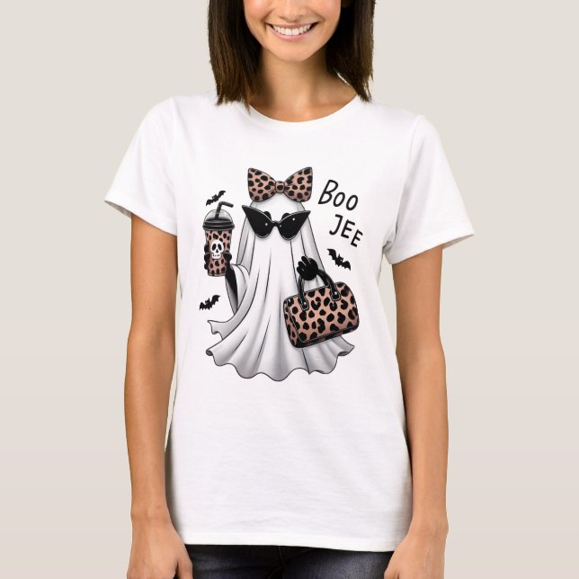 Camiseta Boo Jee Ghost Spooky, na moda e sem desculpas (Frente)