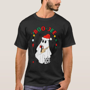 Camiseta Boo Jee Papais noeis de Natal Fantasmas com Red St