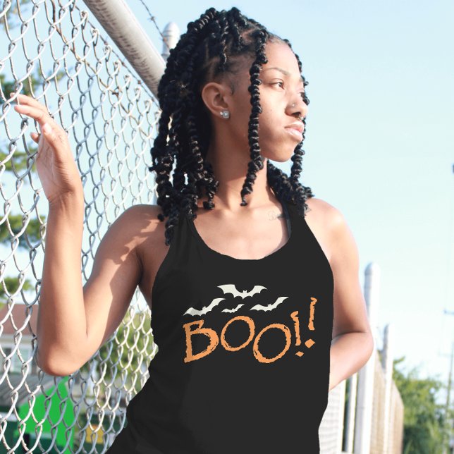 Camiseta Boo! Kids Halloween (Looking cute, feeling creepy. Shop this Halloween tank top exclusively on Zazzle)
