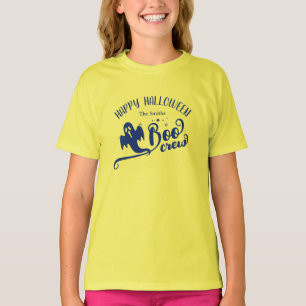 Camiseta Boo Legal Fantasminha Feliz Dia das Bruxas Família