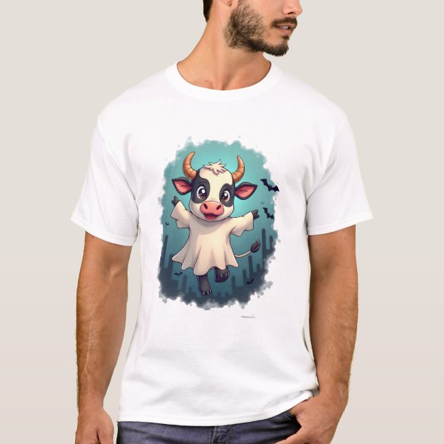 Camiseta Boo-levard do Fantasma da Vaca (Frente)