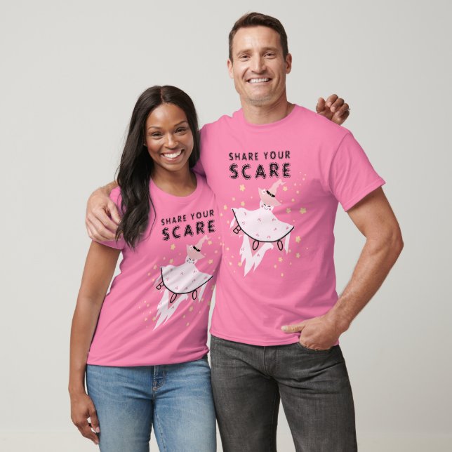 Camiseta Boo Lil Ghost Funny Personalizado Pastel Halloween (Unissex)