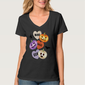 Camiseta Boo Magia Abóbora Temporada Fofo Outono Dia das Br