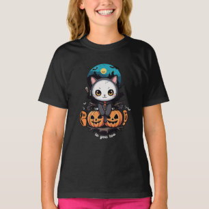 Camiseta Boo para você também Gatos de Gato Bonito e Pump