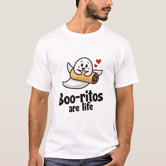 Camiseta Boo-ritos são a vida (Frente)