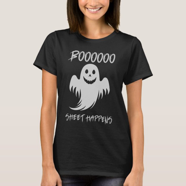 Camiseta Boo Sheet Happens (Frente)