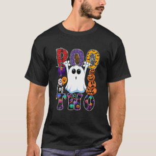 Camiseta Boo, sou dois segundo aniversário de Dia das Bruxa