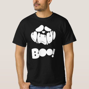 Camiseta Boo Spooky Face Halloween para homens T-Shirt