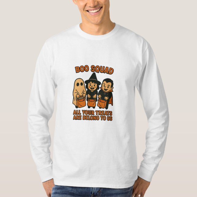 Camiseta Boo Squad – All Your Treats Are Belong To Us (Frente)