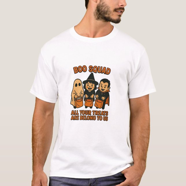 Camiseta Boo Squad – All Your Treats Are Belong To Us (Frente)