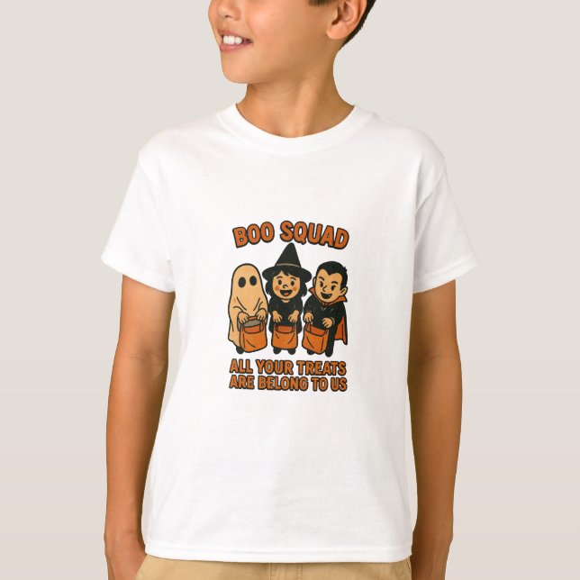 Camiseta Boo Squad – All Your Treats Are Belong To Us (Frente)
