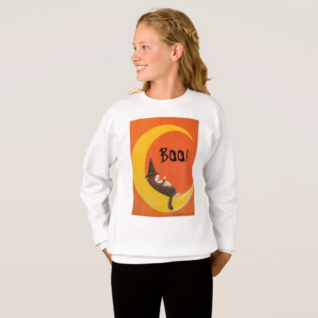 Camiseta Boo Sweatshirt da Sra. Elizabeth (Frente Completa)
