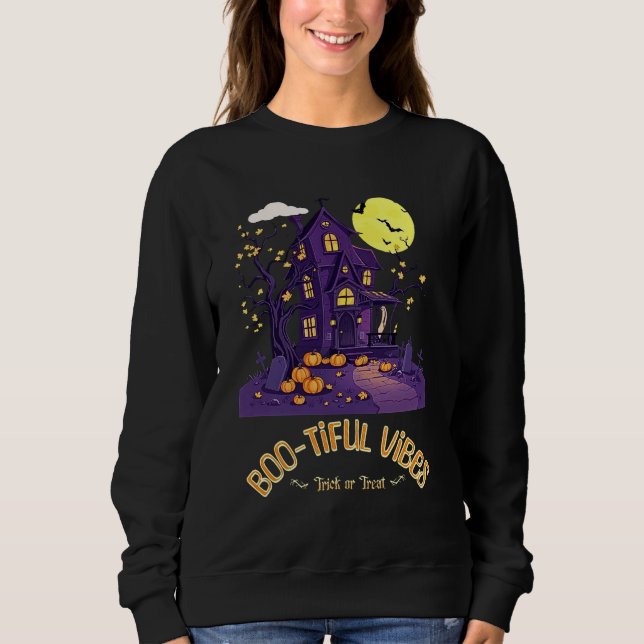 Camiseta Boo-Tiful Halloween Themed (Frente)