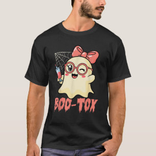 Camiseta Boo Tox Boo tox Halloween Enfermeira Injetora Pree