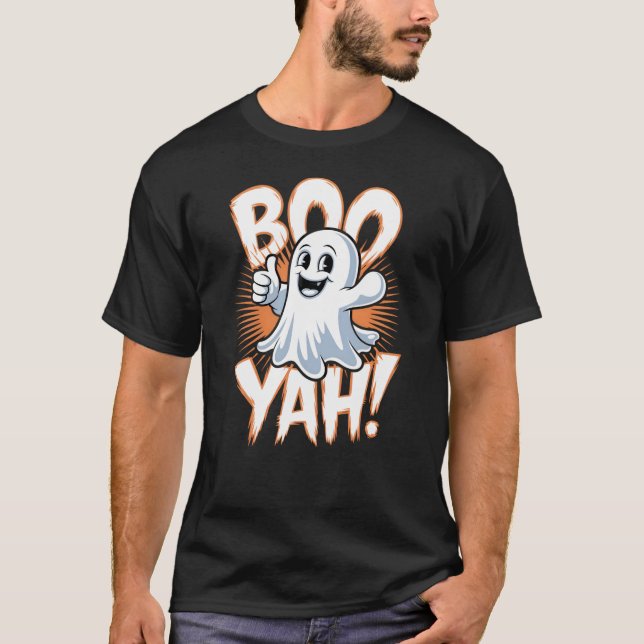 Camiseta Boo Yah Cute Ghost (Frente)