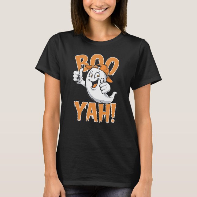 Camiseta Boo Yah Happy Ghost (Frente)