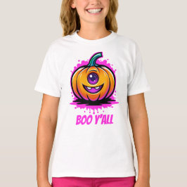 Camiseta Boo Y'All, design de Halloween adorável