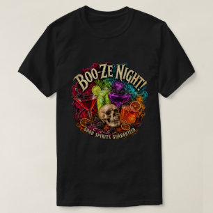 Camiseta Boo Ze Night Boas Espíritos Halloween Adulto