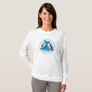 Camiseta Boobies de pés azuis