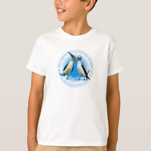 Camiseta Boobies pagados azul das Ilhas Galápagos