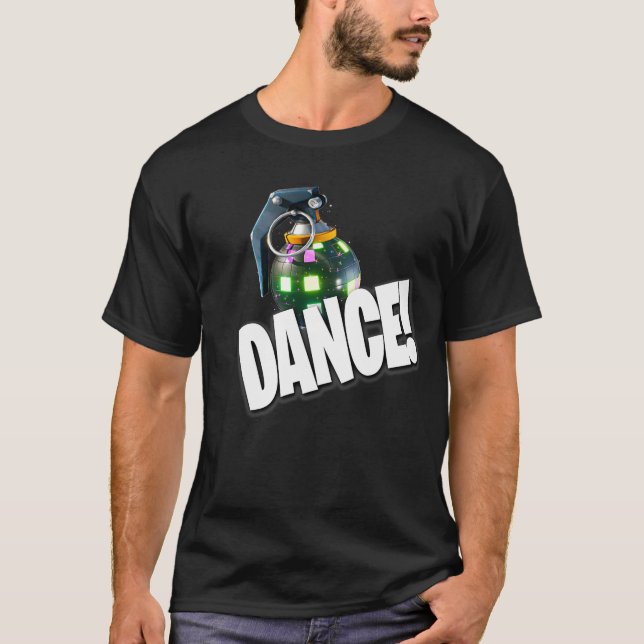 Camiseta Boogie Bomb Dance Disco Engraçado Batalha Royale (Frente)