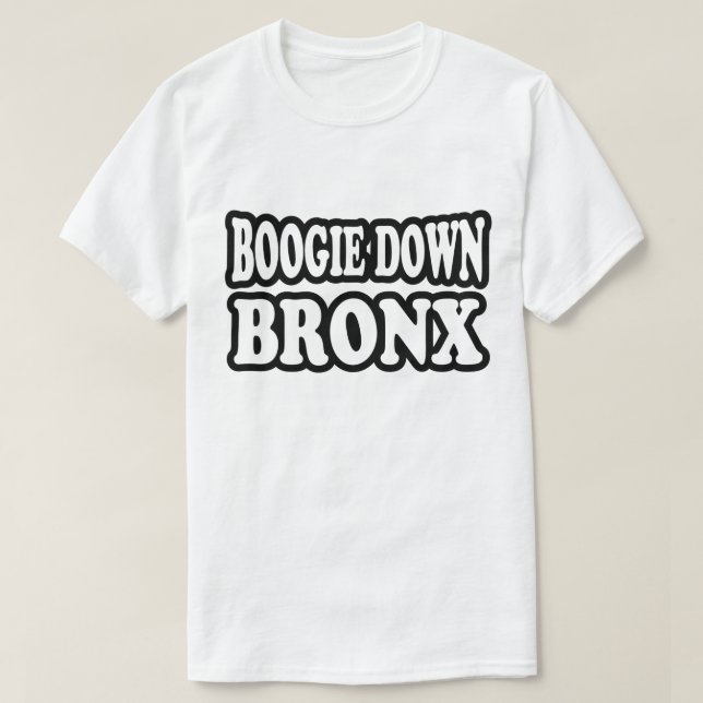 Camiseta Boogie Down Bronx, Nova Iorque (Frente do Design)