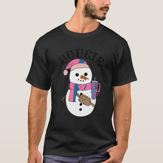 Camiseta Boojee Snowman Bougie Snowman Belt Bag Boojee Xmas (Frente)