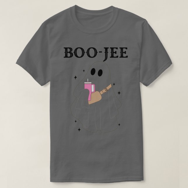 Camiseta BooJee Stanley Halloween inspirou fantasma (Frente do Design)