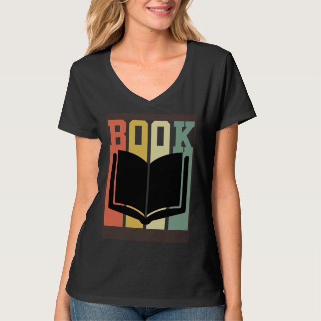 Camiseta Book  Book and Books Reading pleasure Bookworm (Frente)