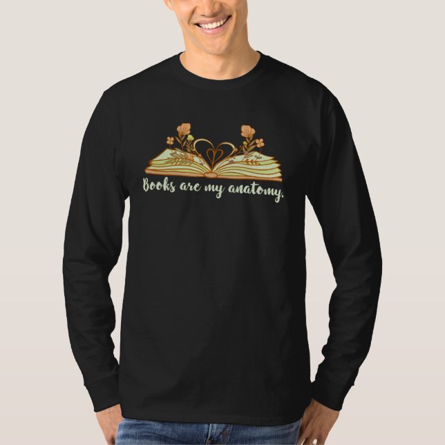 Camiseta Book Books are my Anatomy Bookworm Reading fans (Frente)