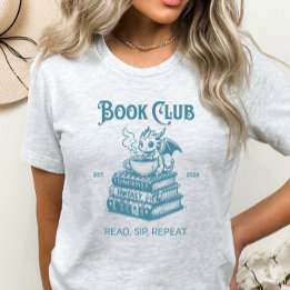 Camiseta Book Club Fantasy Dragon Lovers