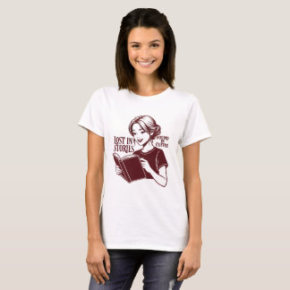 Camiseta Book & Coffee Woman – Leitura Aconchegant
