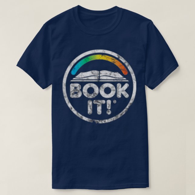 Camiseta BOOK IT Infância Retro 80s Mulheres (Frente do Design)