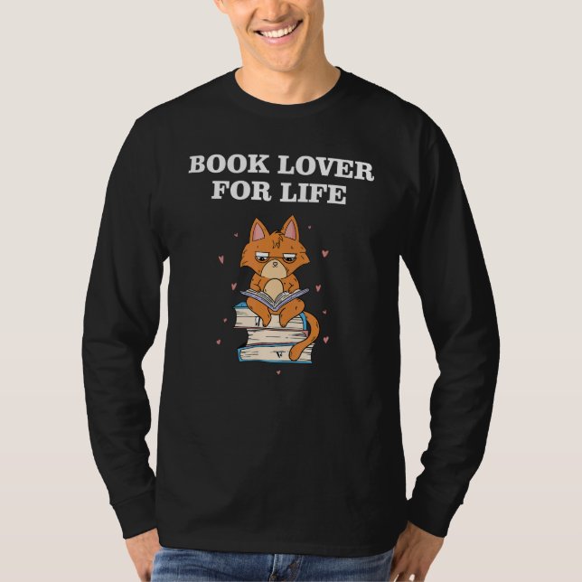 Camiseta Book Lover for Life_1 (Frente)