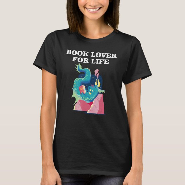 Camiseta Book Lover for Life_4 (Frente)
