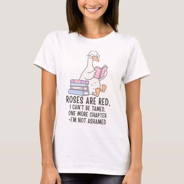Camiseta Book Lover Goose (Frente)