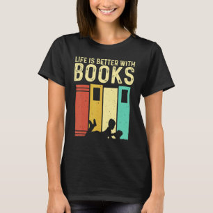 Camiseta Book Men Reading Readers Bibliotecário 3
