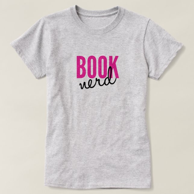 Camiseta Book Nerd 2 (Frente do Design)