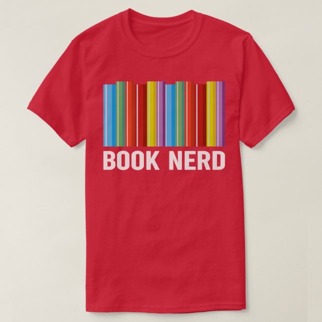 Camiseta Book Nerd Books Lover Bookworm Bookaholic Reader G (Frente do Design)