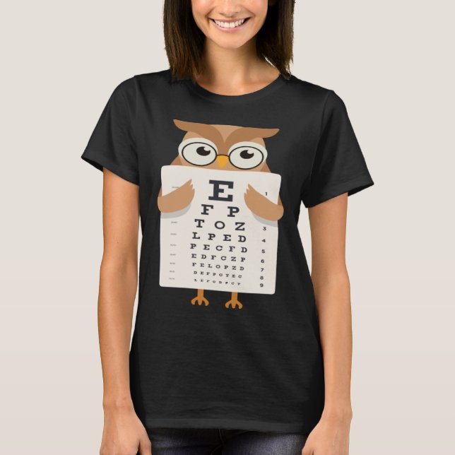 Camiseta Book Reading Owl Bird Wisdom Smart (Frente)