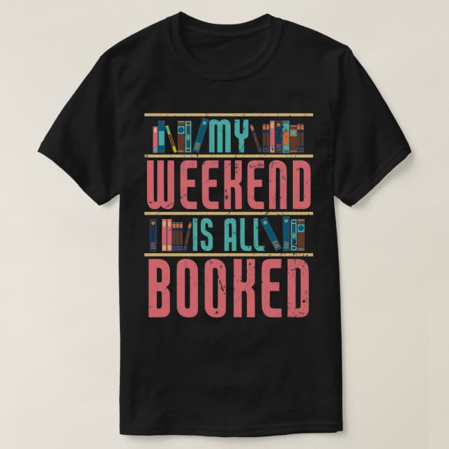 Camiseta Bookaholic Book Lover Bookworm (Frente do Design)