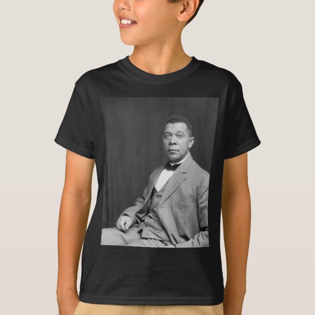 Camiseta Booker Taliaferro Washington: Educador Negro (Frente)