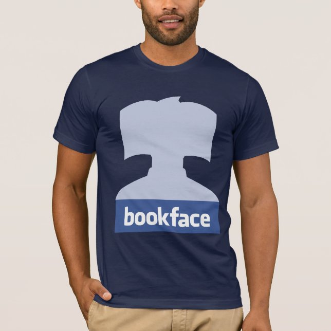 Camiseta bookface (Frente)